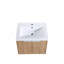 Meuble-lavabo autoportant de 48 po avec lavabo, portes à fermeture douce et 2 tablettes de rangement-133655073