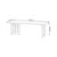 Bureau rectangulaire en bois massif brun noisette-1619093985