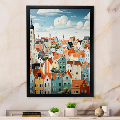 Collage de toits écarlates Elyx Danemark IV