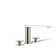 Composed Deck-Mount Bath Faucet With Cross Handles