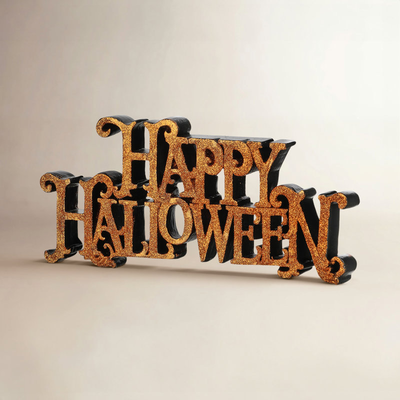 10 "résine scintillante" Happy Halloween "