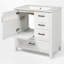 Meuble-lavabo simple 30 po avec comptoir en céramique-247290804