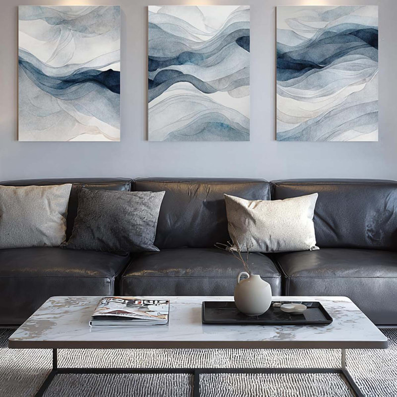 3 Piece Wrapped Canvas Print, 40 cm H x 30 cm W