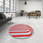 Tapis rayé rose / gris Wellford-1282793860