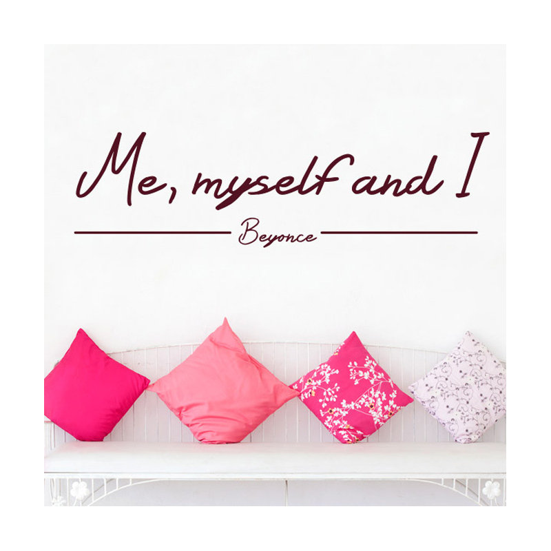 Wall Decal, Burgundy, Medium