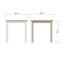 Daris 80cm Square Dining Table. Solid Oak.-352250447