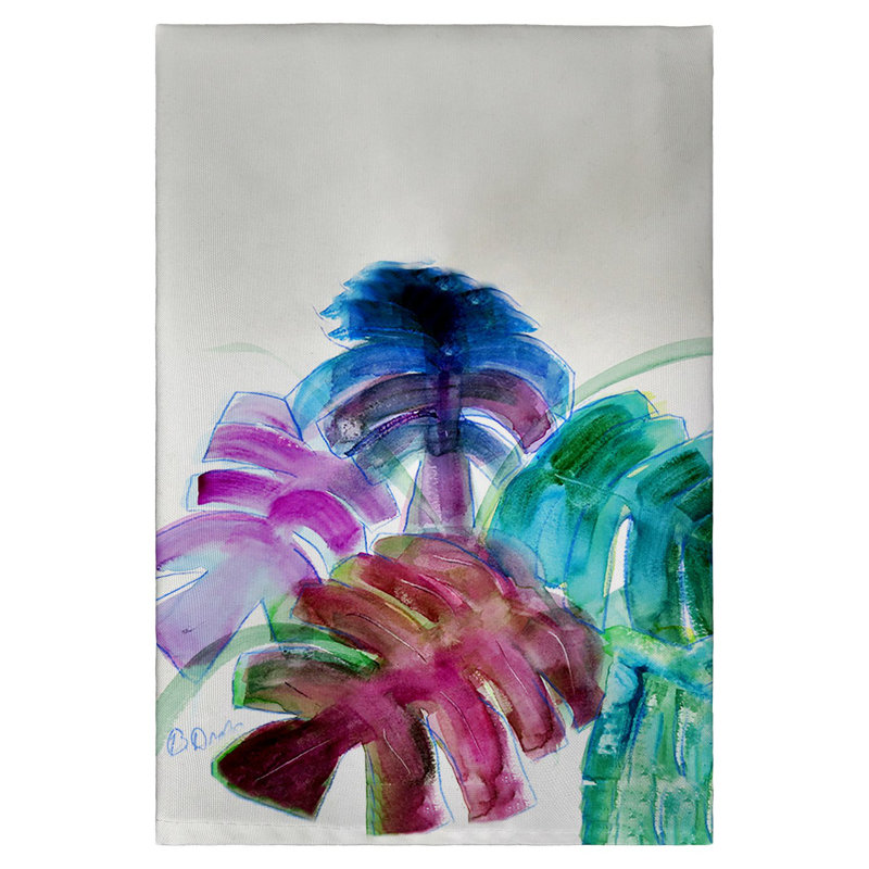 Monstera Leaves Guest Towel