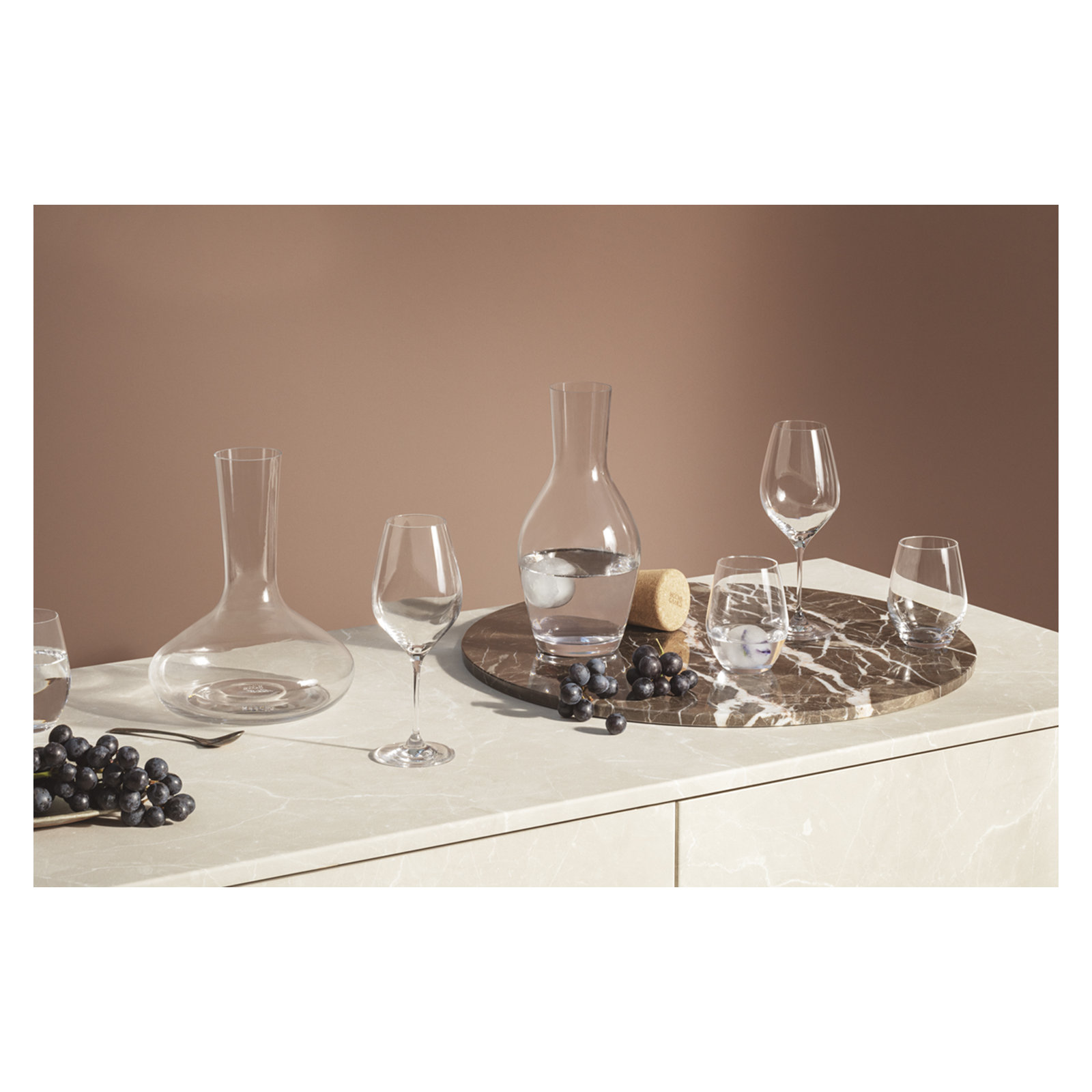 Cabernet 57.5oz. Glass Pitcher