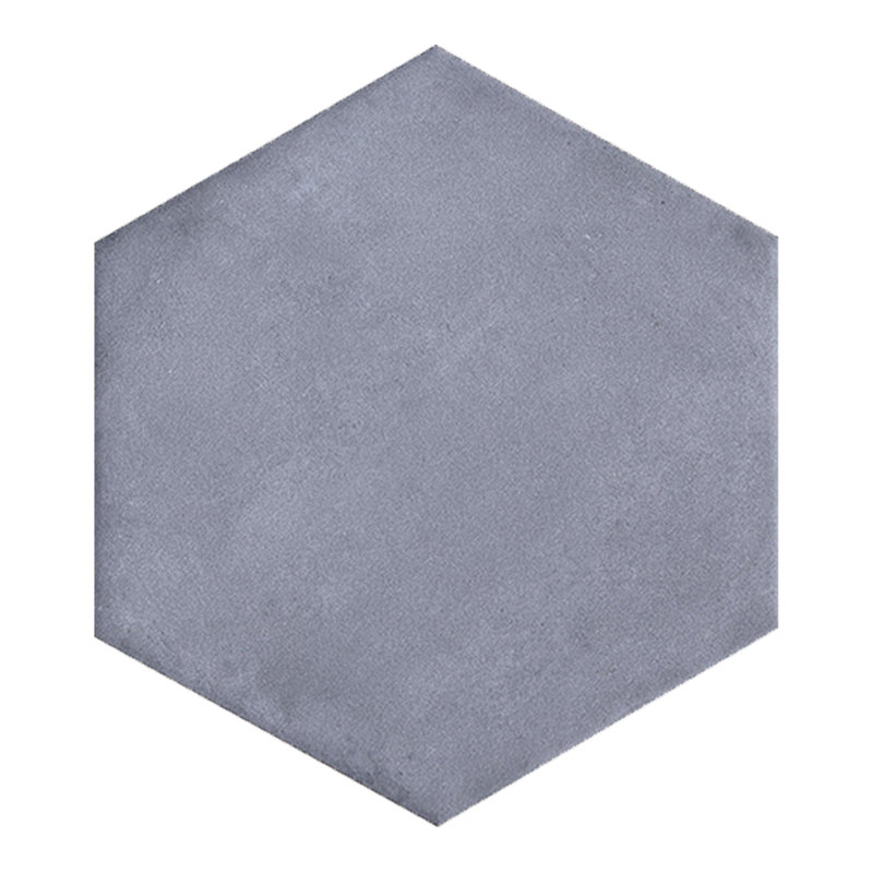 Chromatica 6" Hexagon Porcelain Wall and Floor Tile, Roslyn Blue