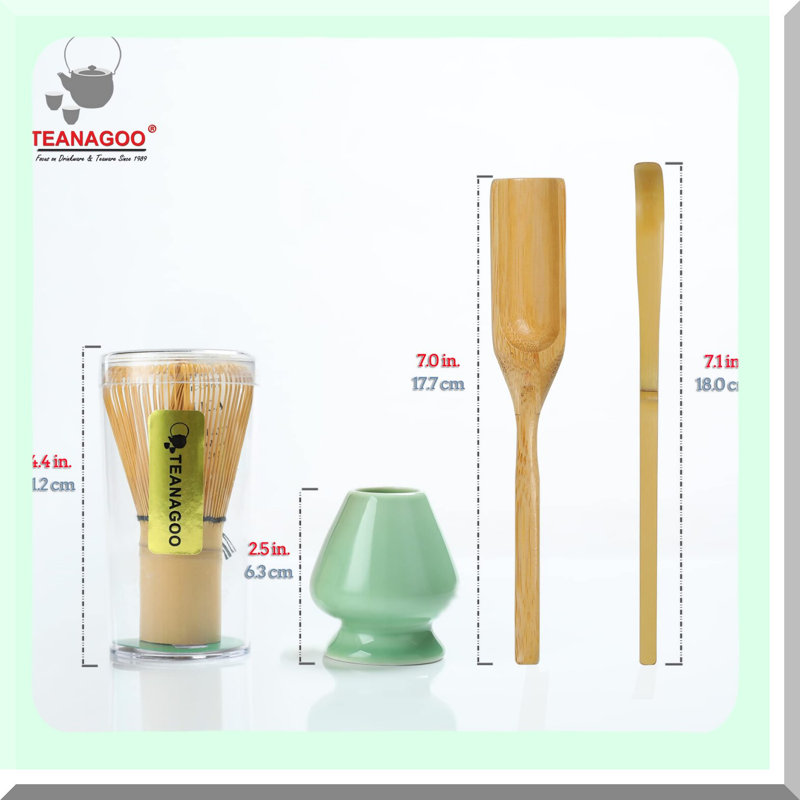 Matcha Tea Accessory Set for Ceremonial Preparation