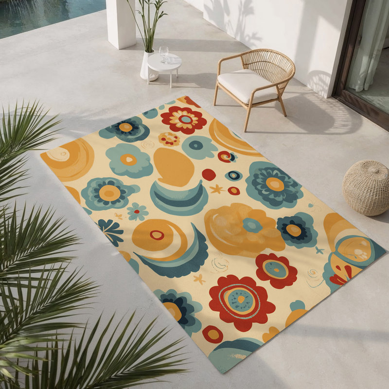 Tapis d'intérieur et d'extérieur Vibrant Stomp, Rectangle 1 pi 6 po x 2 pi 6 po