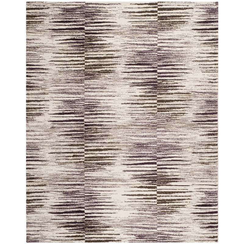 Tapis abstrait performance rétro, Rectangle 9 pi x 12 pi
