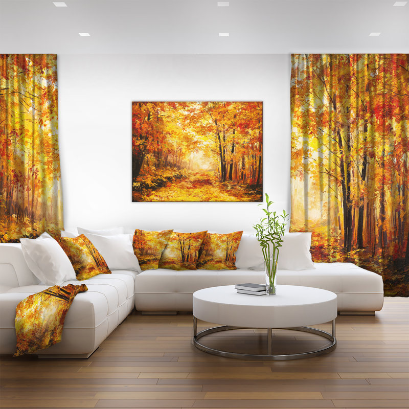 " Autumn Forest ", 30" H x 40" W