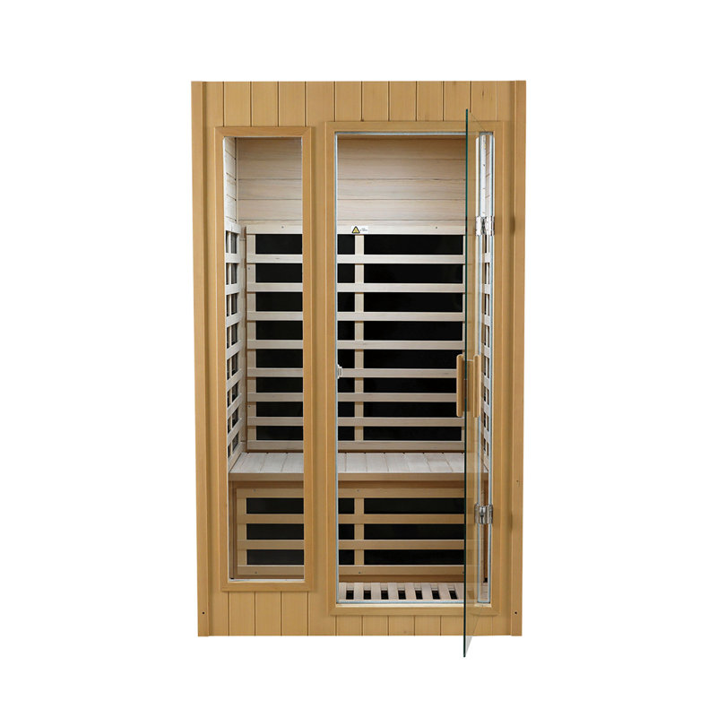 Sauna intérieur à infrarouge lointain à deux places Hemlock