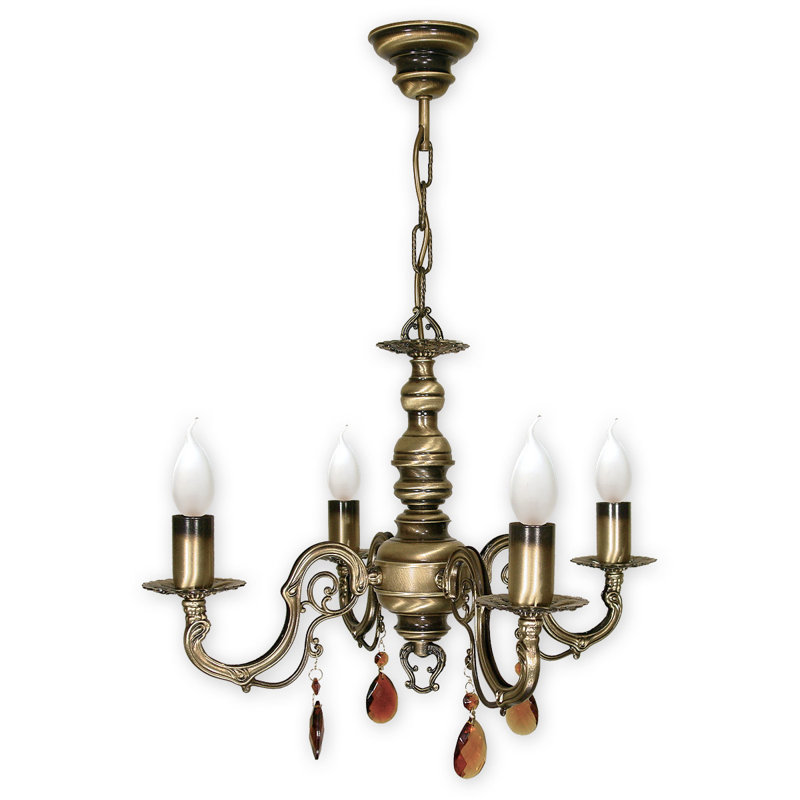 Dowding 4 - Light Candle Style Chandelier