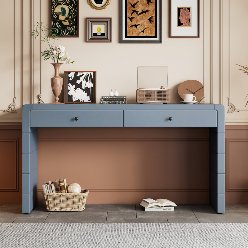 Console moderne, table d'entrée, Marine