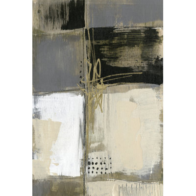 Neutral Divisions III by Jennifer Goldberger - Painting Print