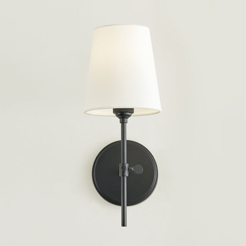 Baker 1 - Light Bath Sconce, Midnight Black, No