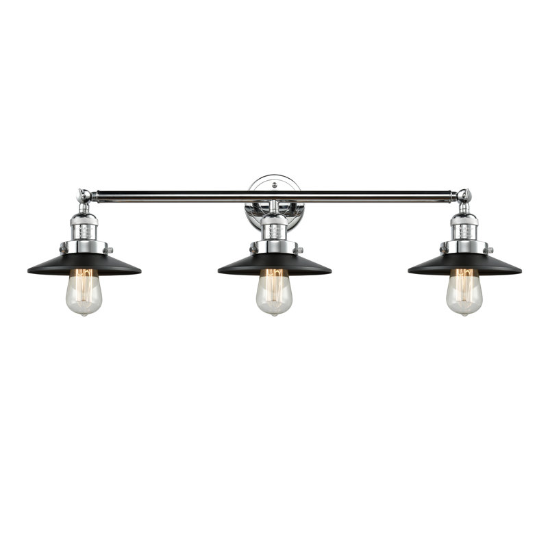 Éclairage de salle de bain à intensité variable 4 lumières Gault, Or satiné, Ampoule DEL 6 watts Vinage