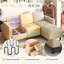 Canapé rembourré 73,6 po avec repose-pieds Roshod-531908654