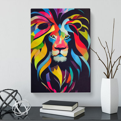 Watercolour Lion Vol.1 - Wrapped Canvas
