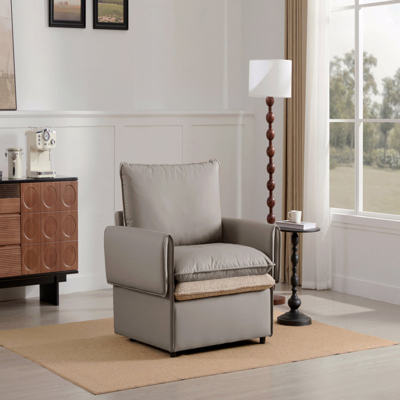 Fauteuil d'appoint simple de style moderne
