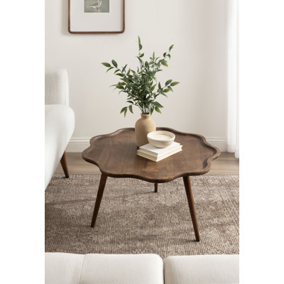 Table basse de salon en bois de manguier Alezar