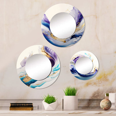 Dierdre Metal Round Mirror