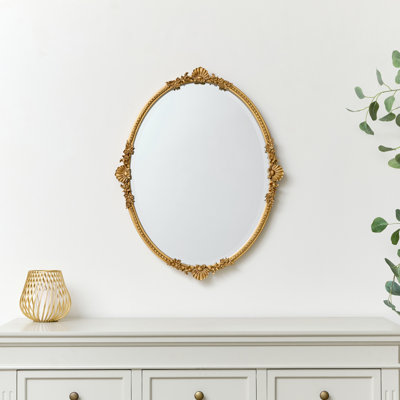 Metal Oval Mirror