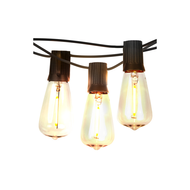 26' Outdoor 12 - Bulb Standard String Light (End to End Connectable)