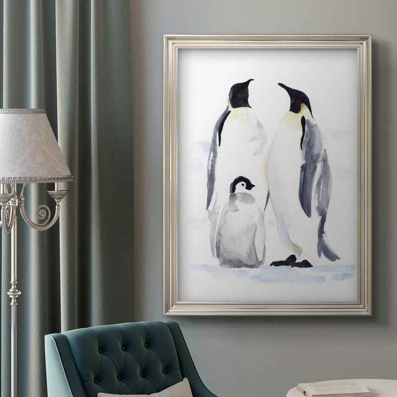 «Emperor Penguins II», reproduction d'art sur toile, L 21 po x H 25 po