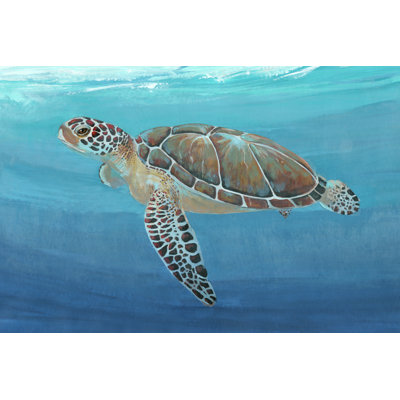 «Ocean Sea Turtle II», impression sur toile tendue