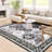 Wymond  Machine Washable Moroccan Area Rug Aztec Geometric Carpet With Non-Slip Backing-111822404