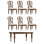 Leesburg Seven Piece Extendable Dining Set