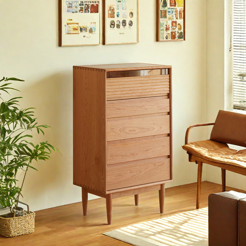 Commode d'appoint nordique de style rétro