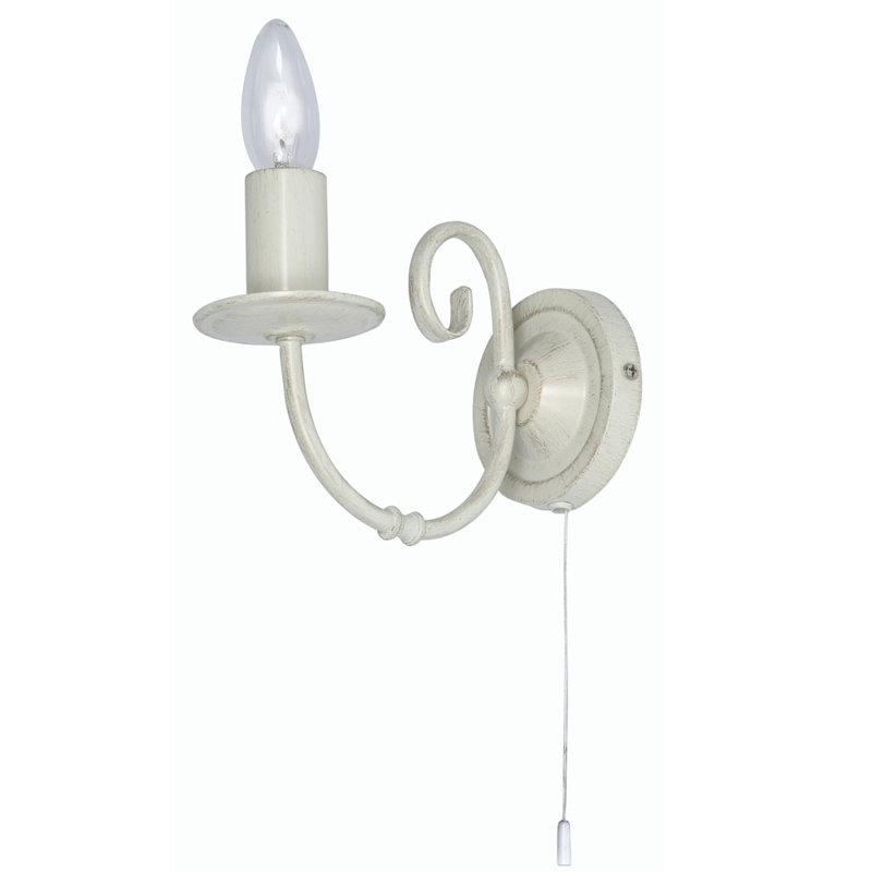 Bonifacio Painted Metal Candle Wall Light