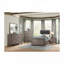 Table de chevet grise