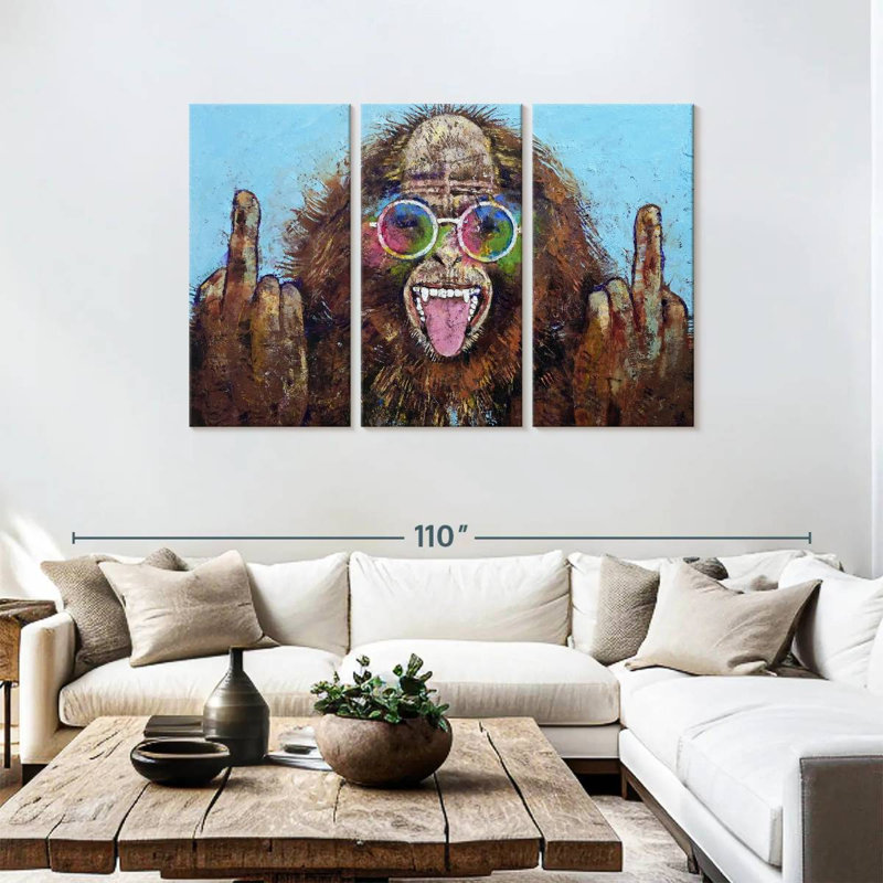 Brampt Bigfoot Double Bird, 48" H x 74" W