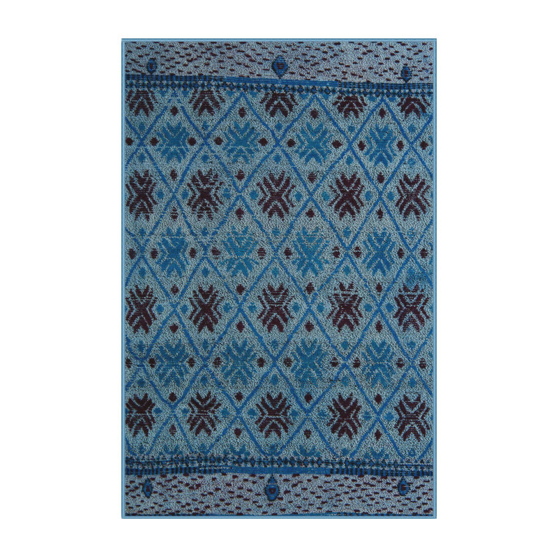 Tapis abstrait moderne 5176, Rectangle 2 pi x 4 pi