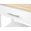 Clio Solid Wood Top Kitchen Cart