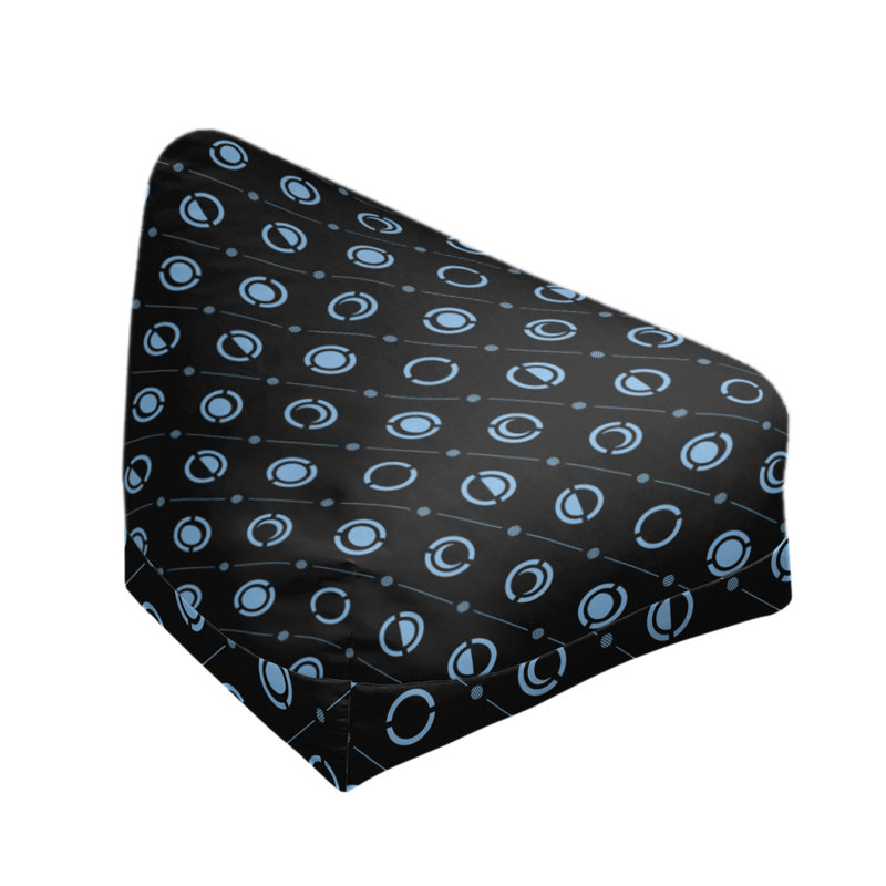 Housse de sac de pois, Noir sarcelle, H 27 po x l 30 po x P 25 po, Bourre en polyester