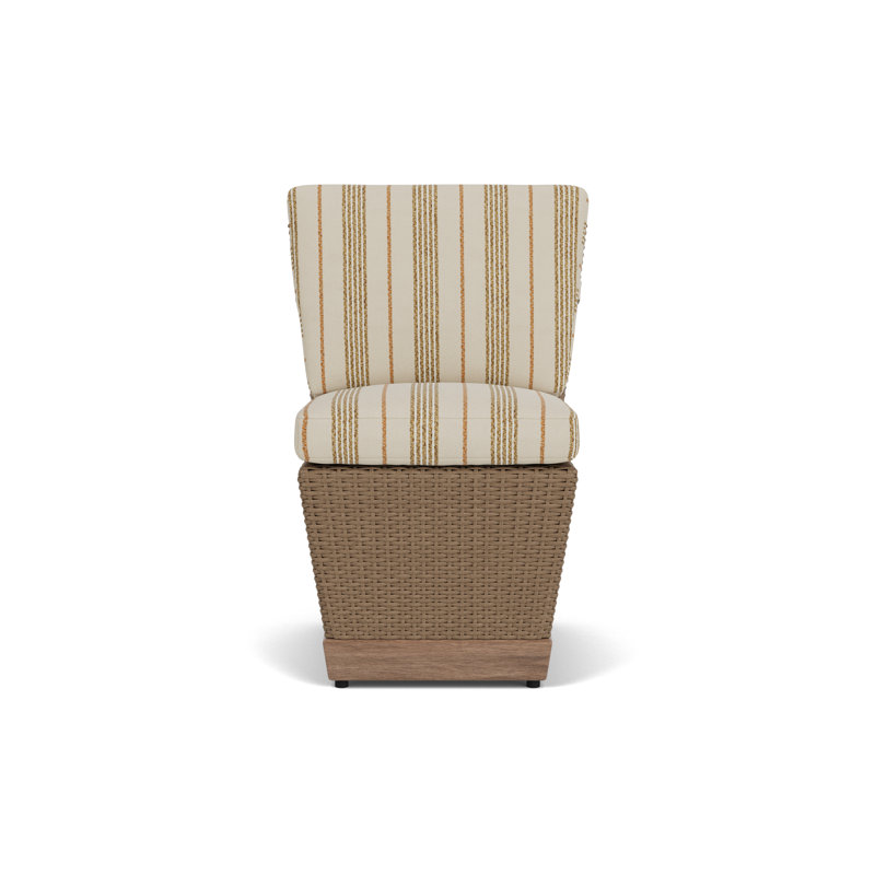 Charisma Outdoor Dining Side Chair, Amber Waves