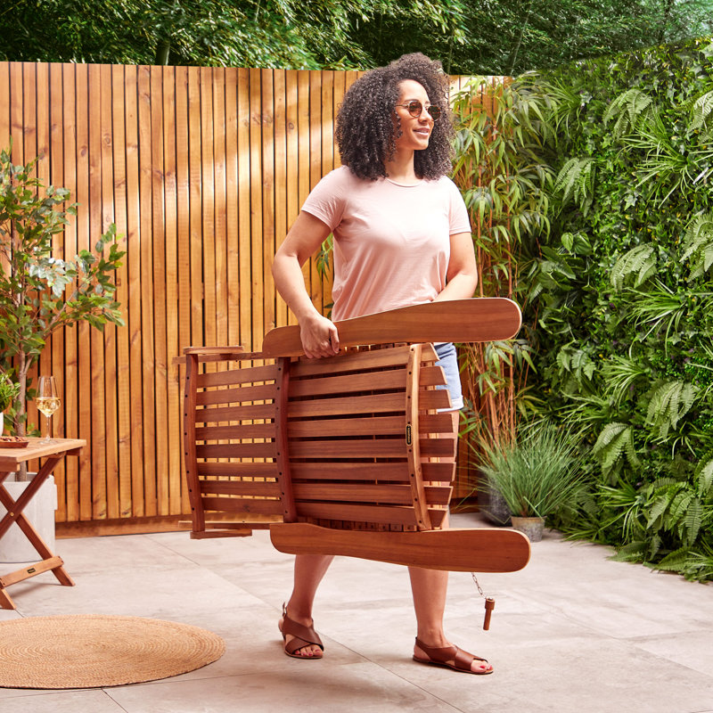 Acacia Foldable Outdoor Adirondack Chair