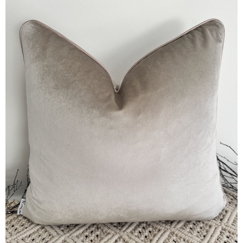 Abstract Brown Square Cushion Cover