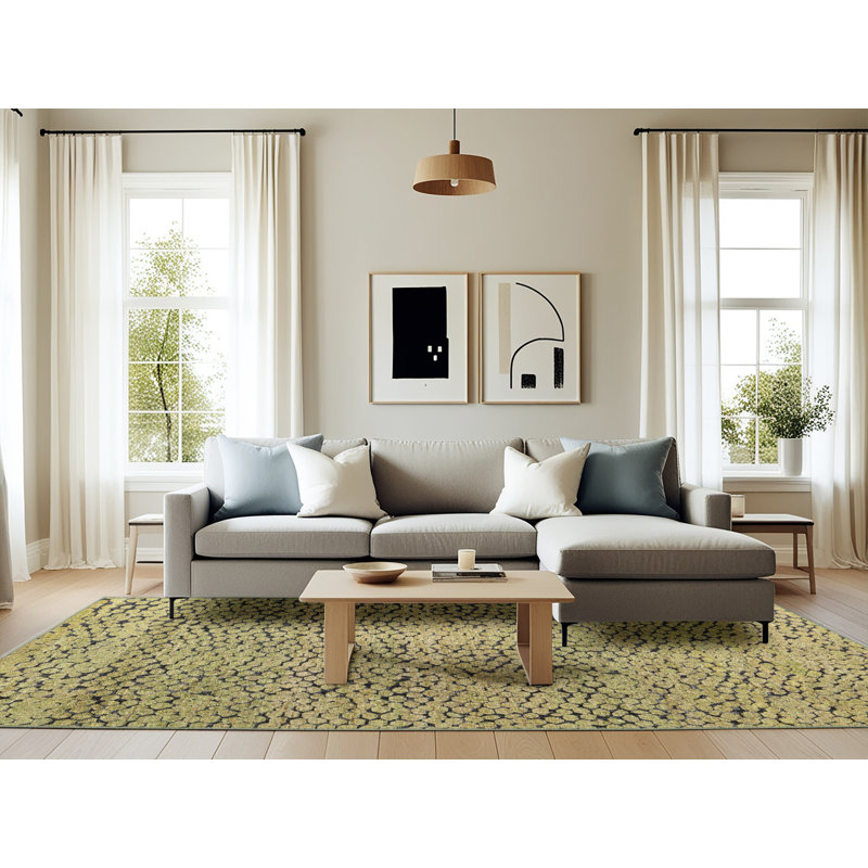 Tapis abstrait moderne 4907, Rectangle 6 pi x 9 pi