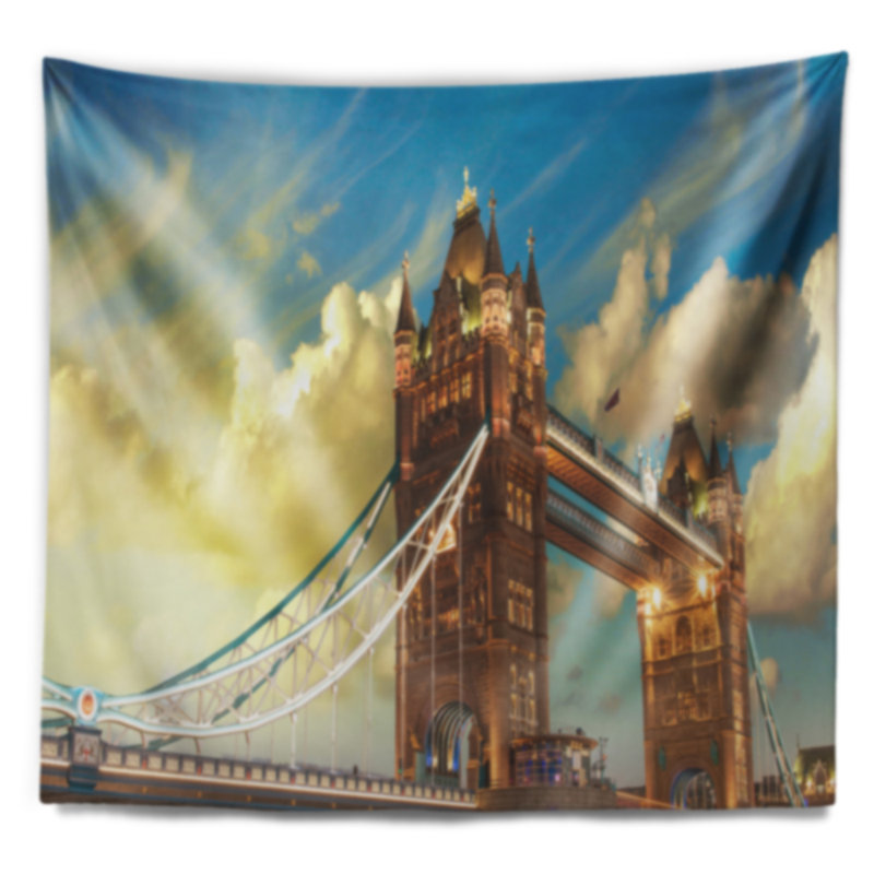 Polyester Tapestry, H 78 po x l 92 po