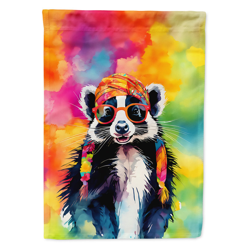 Drapeau maison hippie