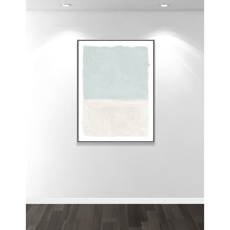 Ocean Tides I Print by Natalie Carpentieri, 37.5'' W x 49.5'' H, Silver Floater