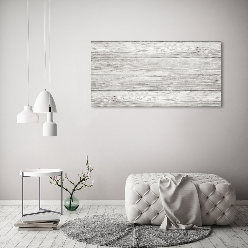 Wooden Background - Wrapped Canvas Print