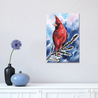 Cardinal 1 Piece Wrapped Canvas Wall Art